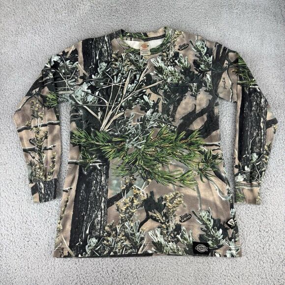 Vintage Dickies Vanish Arid Camo Long Sleeve Tee M Wayne Carlton Y2k Camouflage‎ - Picture 1 of 13